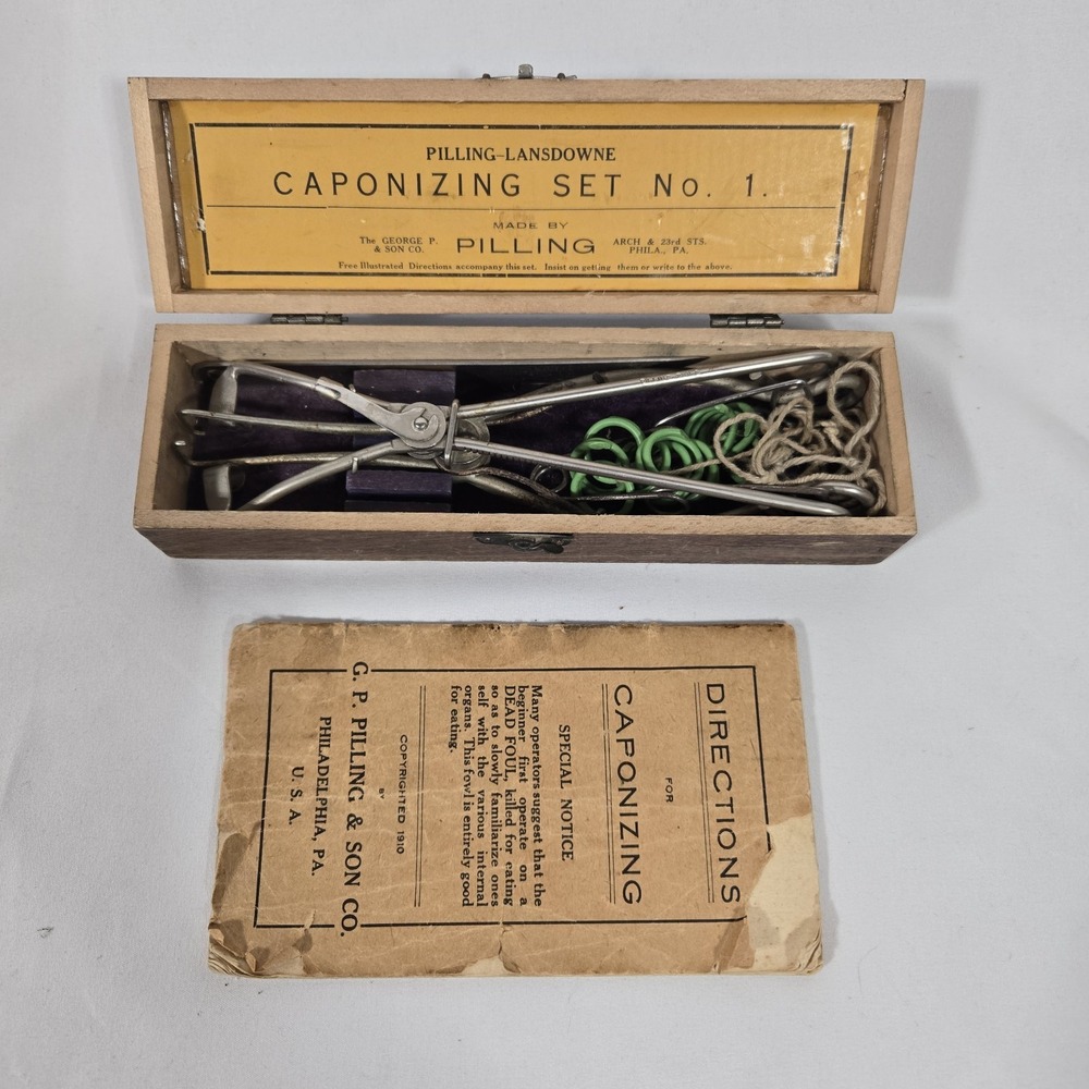 Vintage/ Antique Farm Tool Pilling-Landsdowne Caponizing Set